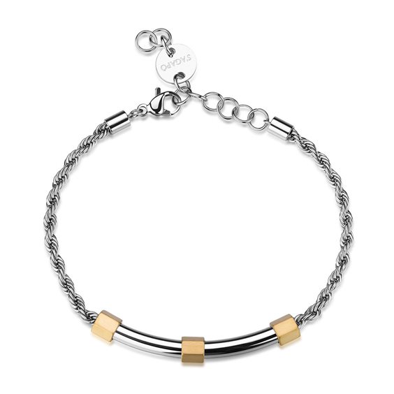 Armband Sagapo Herr in Stahl SBD17 - SBD17